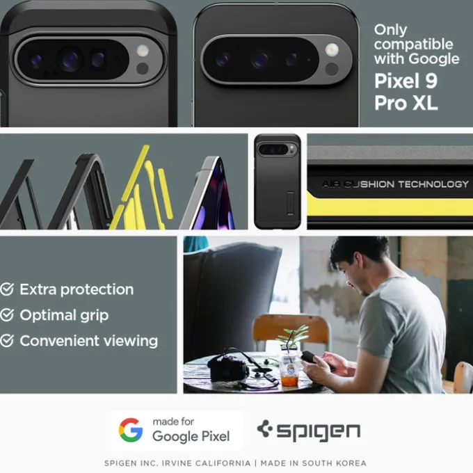 Etui SPIGEN TOUGH ARMOR GOOGLE PIXEL 9 PRO XL BLACK