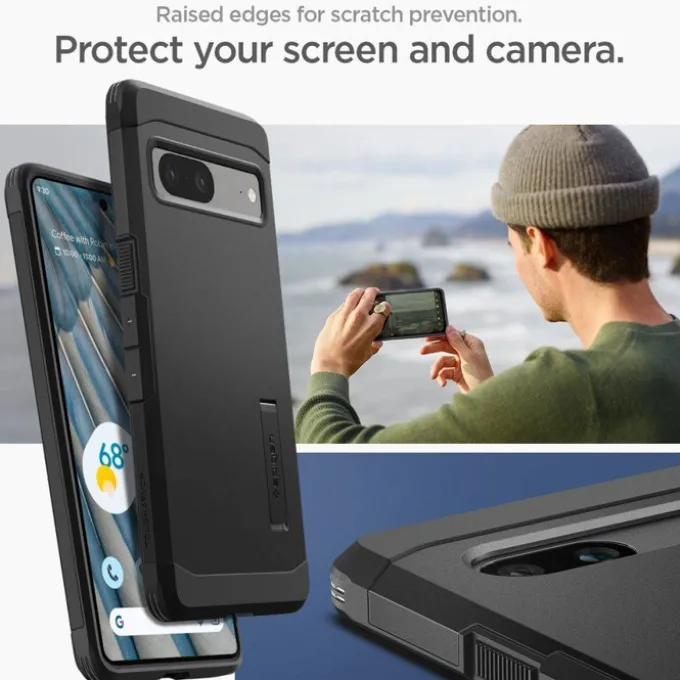 Etui Spigen Tough Armor Google Pixel 7A Black Case