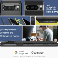 Etui Spigen Tough Armor Google Pixel 8 Pro Black Case