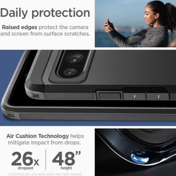 Etui Spigen Tough Armor Google Pixel 8 Pro Black Case