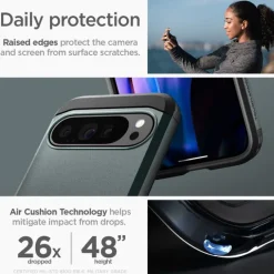 Etui SPIGEN TOUGH ARMOR GOOGLE PIXEL 9 PRO XL ABYSS GREEN