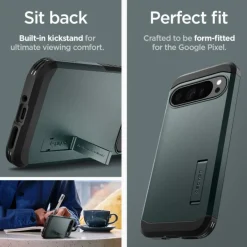 Etui SPIGEN TOUGH ARMOR GOOGLE PIXEL 9 PRO XL ABYSS GREEN