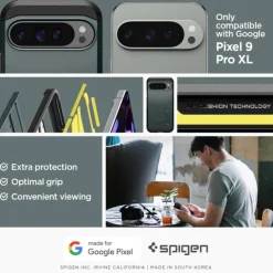 Etui SPIGEN TOUGH ARMOR GOOGLE PIXEL 9 PRO XL ABYSS GREEN
