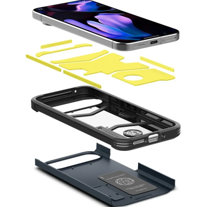 Etui SPIGEN TOUGH ARMOR GOOGLE PIXEL 9 PRO XL METAL SLATE