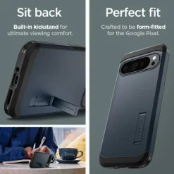 Etui SPIGEN TOUGH ARMOR GOOGLE PIXEL 9 PRO XL METAL SLATE