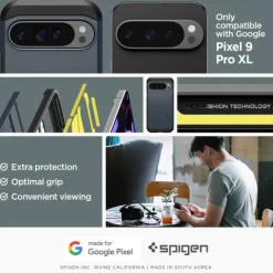 Etui SPIGEN TOUGH ARMOR GOOGLE PIXEL 9 PRO XL METAL SLATE