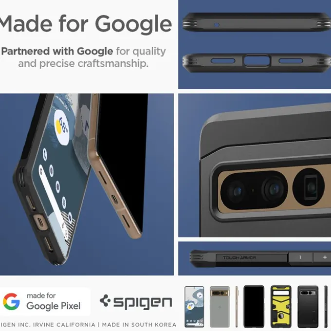Etui Spigen Tough Armor Google Pixel 7 Pro Etui Black
