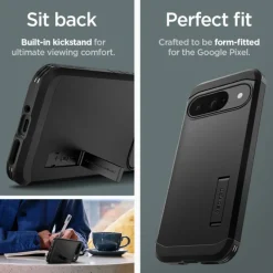 Etui SPIGEN TOUGH ARMOR GOOGLE PIXEL 9 / 9 PRO BLACK