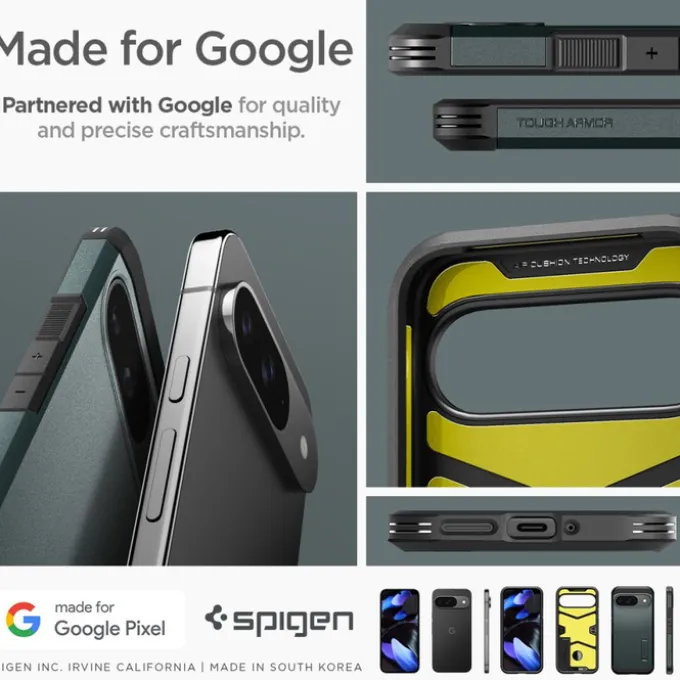 Etui SPIGEN TOUGH ARMOR GOOGLE PIXEL 9 / 9 PRO ABYSS GREEN
