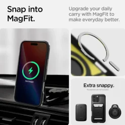 ETUI SPIGEN TOUGH ARMOR MAG MAGSAFE IPHONE 16 PRO BLACK