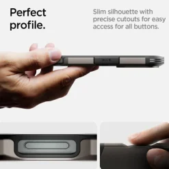 ETUI SPIGEN TOUGH ARMOR MAG MAGSAFE IPHONE 16 PRO GUNMETAL