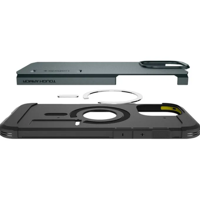 ETUI SPIGEN TOUGH ARMOR MAG MAGSAFE IPHONE 16 PRO ABYSS GREEN