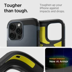 ETUI SPIGEN TOUGH ARMOR MAG MAGSAFE IPHONE 16 PRO MAX METAL SLATE