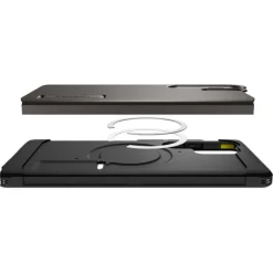 ETUI SPIGEN TOUGH ARMOR MAGSAFE SAMSUNG GALAXY S25 ULTRA GUNMETAL
