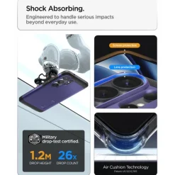 ETUI SPIGEN TOUGH ARMOR MAG SAMSUNG GALAXY S26 ULTRA MAGSAFE ASH VIOLET
