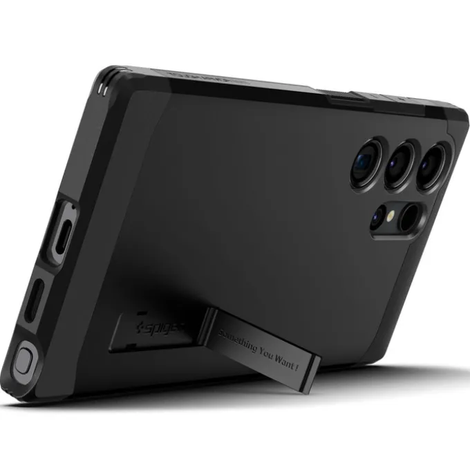 Etui Spigen Tough Armor Magsafe Samsung Galaxy S24 Ultra Black Case