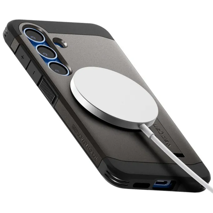 Etui SPIGEN TOUGH ARMOR MAGSAFE GALAXY S25+ PLUS GUNMETAL