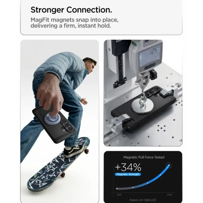 ETUI SPIGEN TOUGH ARMOR MAG SAMSUNG GALAXY S26 ULTRA MAGSAFE BLACK