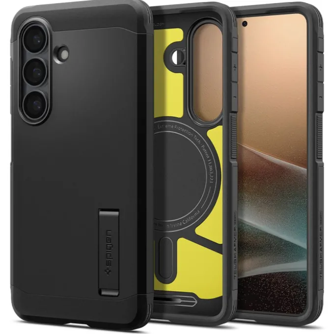 ETUI SPIGEN TOUGH ARMOR MAG SAMSUNG GALAXY S26+ PLUS MAGSAFE BLACK