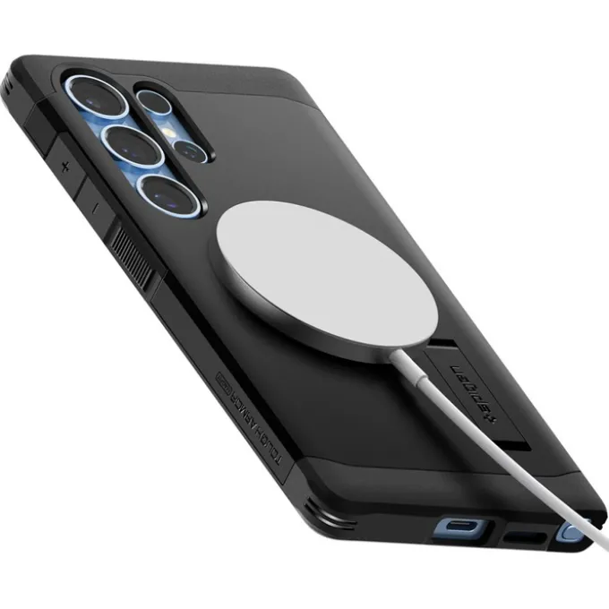 Etui SPIGEN TOUGH ARMOR MAGSAFE GALAXY S25 ULTRA BLACK