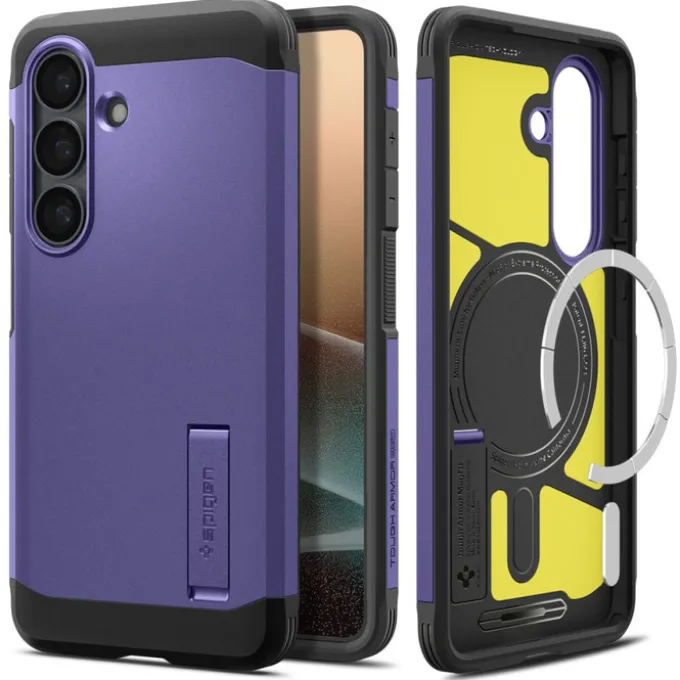 ETUI SPIGEN TOUGH ARMOR MAG SAMSUNG GALAXY S26+ PLUS MAGSAFE ASH VIOLET