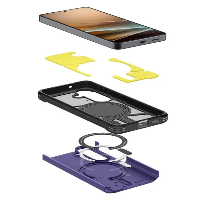 ETUI SPIGEN TOUGH ARMOR MAG SAMSUNG GALAXY S26+ PLUS MAGSAFE ASH VIOLET