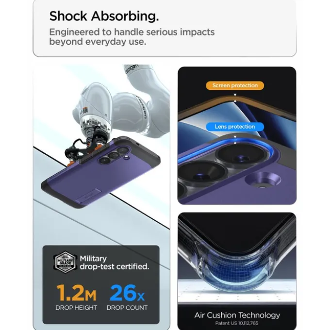 ETUI SPIGEN TOUGH ARMOR MAG SAMSUNG GALAXY S26+ PLUS MAGSAFE ASH VIOLET