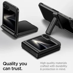 ETUI SPIGEN TOUGH ARMOR PRO SAMSUNG GALAXY Z FLIP 6 / 7 FE BLACK