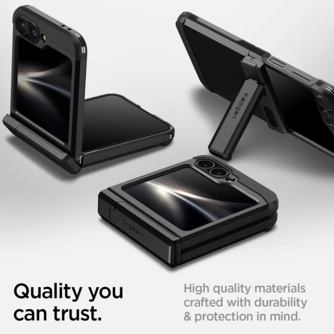 ETUI SPIGEN TOUGH ARMOR PRO SAMSUNG GALAXY Z FLIP 6 / 7 FE BLACK