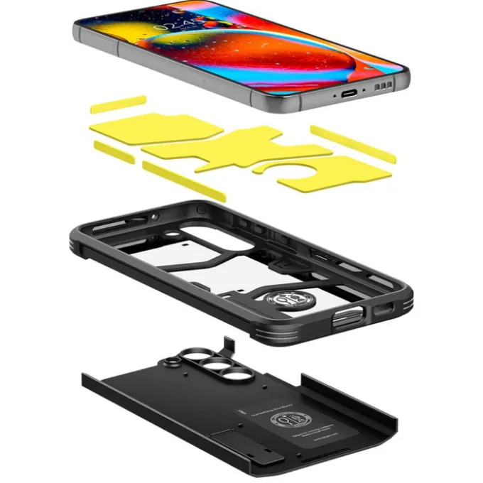 Etui Spigen Tough Armor Samsung S23 Plus Black Czarny Case