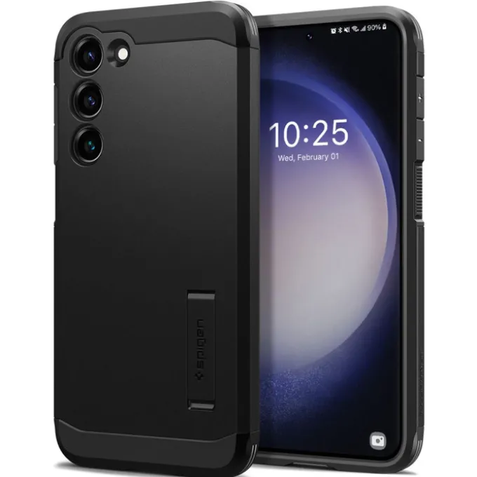 Etui Spigen Tough Armor Samsung S23 Plus Black Czarny Case