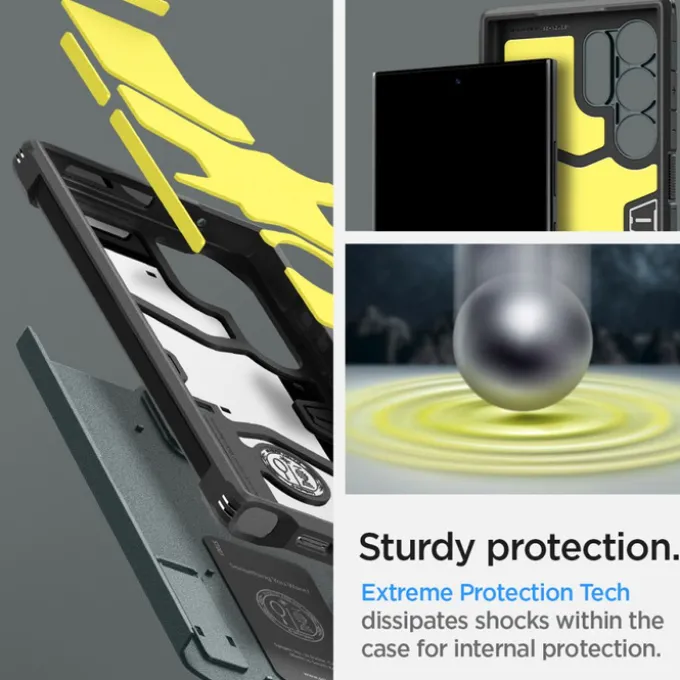 Etui Spigen Tough Armor Samsung Galaxy S24 Ultra Abyss Green Case