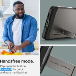 Etui Spigen Tough Armor Samsung Galaxy S24+ Plus Gunmetal Case