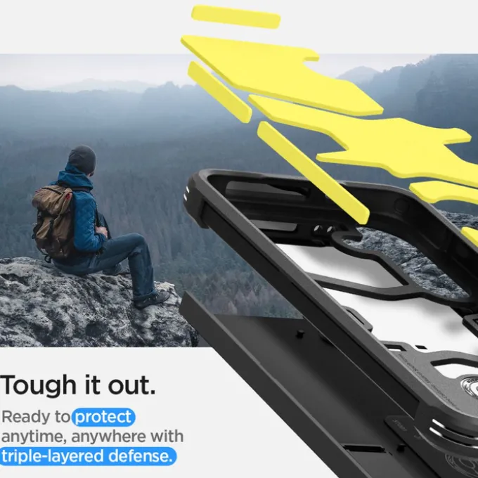 Etui Spigen Tough Armor Samsung Galaxy S24+ Plus Black Case