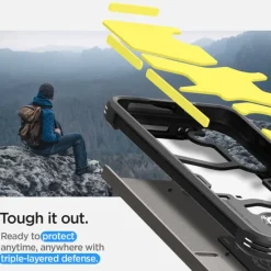 Etui Spigen Tough Armor Samsung Galaxy S24 Gunmetal Case