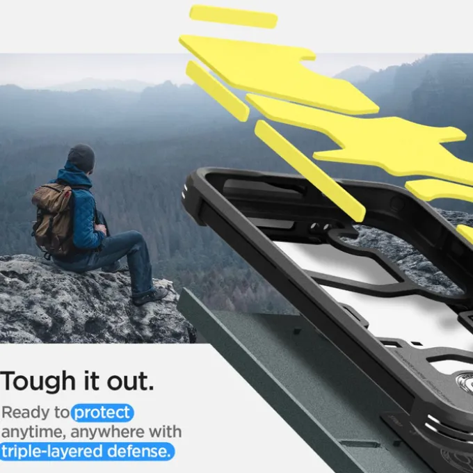 Etui Spigen Tough Armor Samsung Galaxy S24 Abyss Green Case