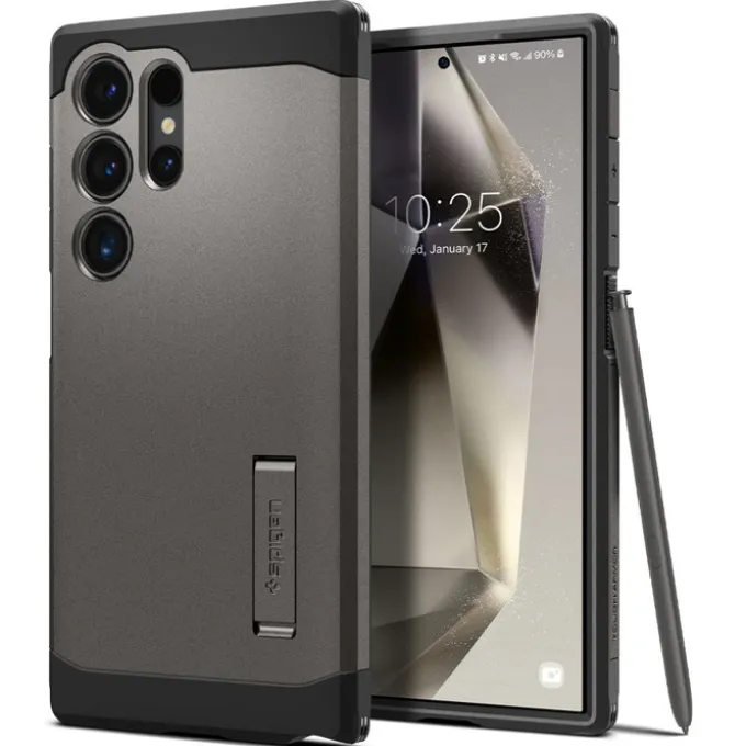Etui Spigen Tough Armor Samsung Galaxy S24 Ultra Gunmetal Case