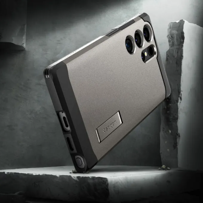 Etui Spigen Tough Armor Samsung Galaxy S24 Ultra Gunmetal Case