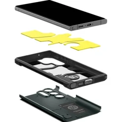 Etui Spigen Tough Armor Samsung S23 Ultra Abyss Green Zielony Case
