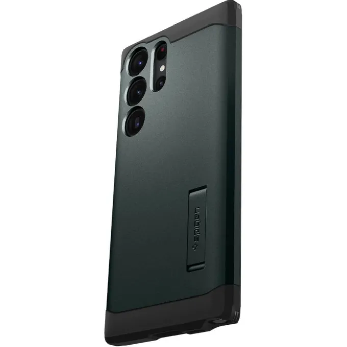 Etui Spigen Tough Armor Samsung S23 Ultra Abyss Green Zielony Case