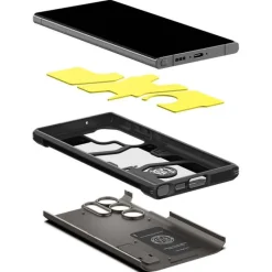 Etui Spigen Tough Armor Samsung S23 Ultra Gunmetal Grafitowy Case