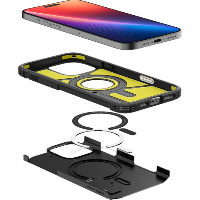ETUI SPIGEN TOUGH ARMOR ”T” MAG MAGSAFE IPHONE 16 PRO BLACK