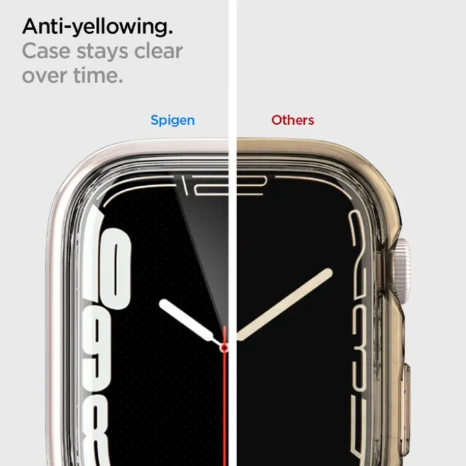 Etui SPIGEN ULTRA HYBRID APPLE WATCH 7 / 8 / 9 (41 MM) CRYSTAL CLEAR
