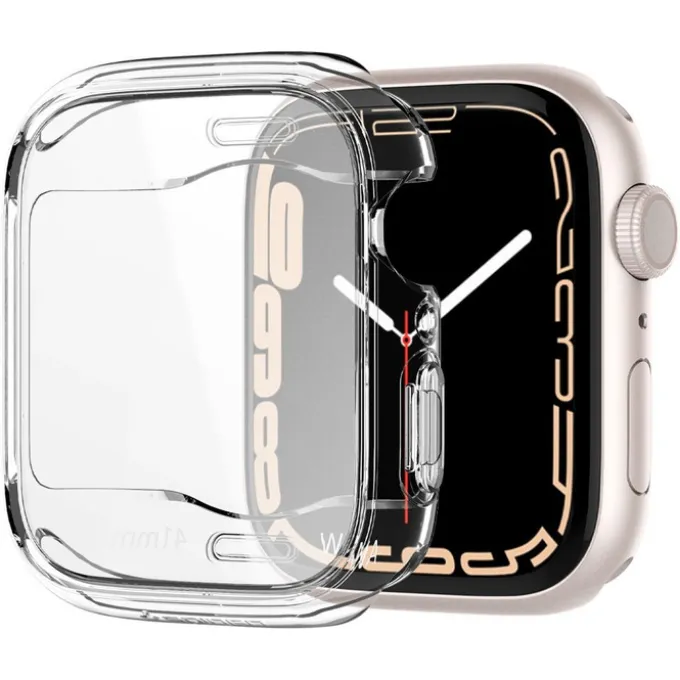 Etui SPIGEN ULTRA HYBRID APPLE WATCH 7 / 8 / 9 (41 MM) CRYSTAL CLEAR