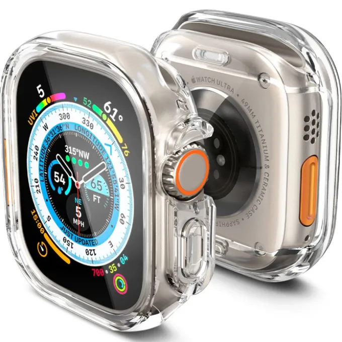 Etui Spigen Ultra Hybrid Apple Watch Ultra 49mm Ultra 2 Przezroczyste