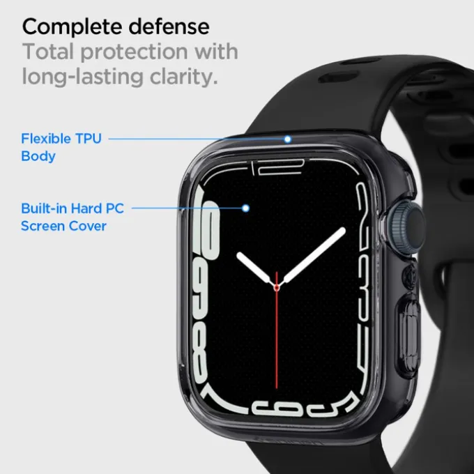 Etui Spigen Ultra Hybrid Apple Watch 7 / 8 / 9 (45 Mm) Space Crystal