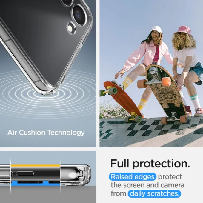 Etui Spigen Ultra Hybrid Galaxy S23 Crystal Clear Case