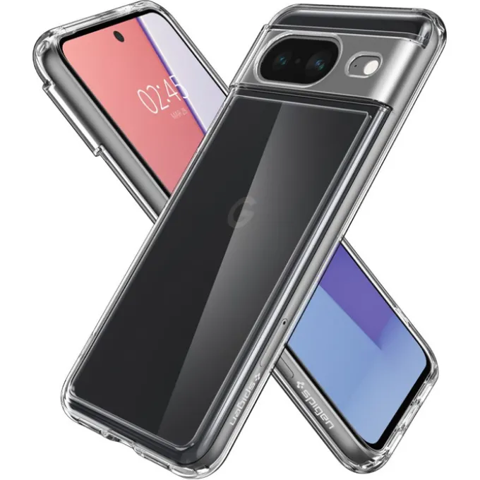 Etui Spigen Ultra Hybrid Google Pixel 8 Crystal Clear Case
