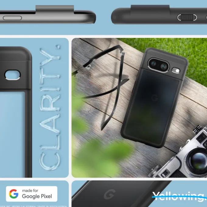 Etui Spigen Ultra Hybrid Google Pixel 8 Matte Black Case