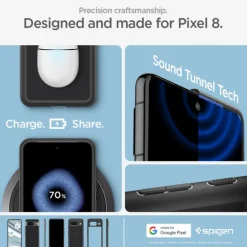 Etui Spigen Ultra Hybrid Google Pixel 8 Matte Black Case